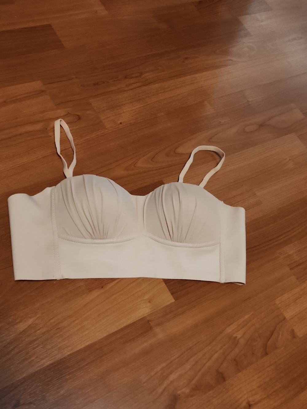 Strapless Convertible Bustier Top in Ivory